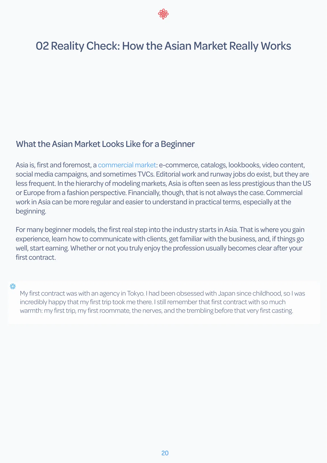 Chapter two opening: reality check, how the Asian market really works